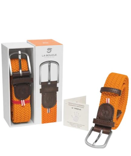 LA BOUCLE Ceinture ORANGE Amsterdam Lb-Ams-Ora105