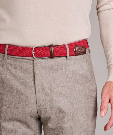 LA BOUCLE Ceinture POMPEIAN RED Lausanne Lb-Lau-Red