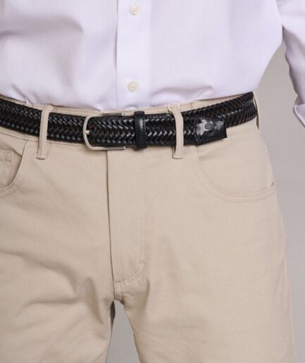 LA BOUCLE Ceinture BLACK Milano Lb-Mil-Bla