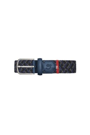 LA BOUCLE Ceinture BLUE BLACK GREY Zurich Lb-Zur-Bla105