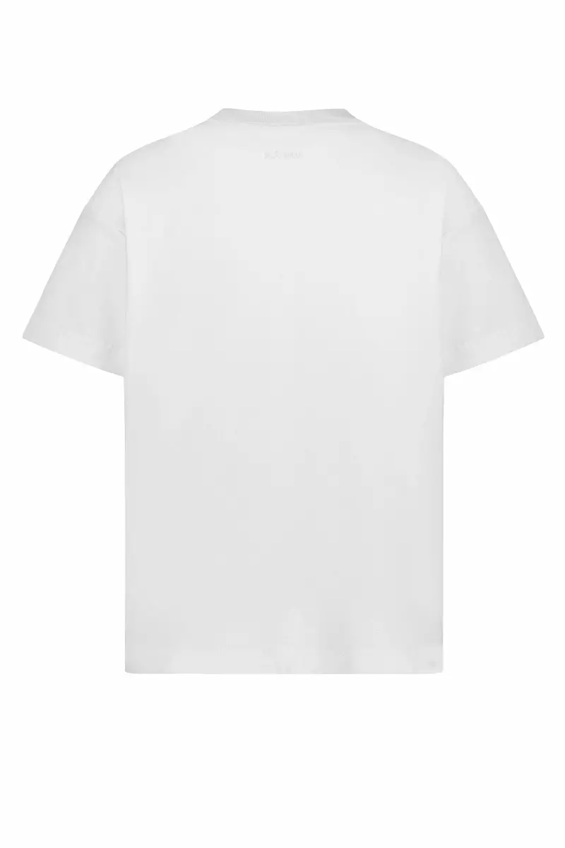 FLÂNEUR_scribble-T-Shirt-white_back
