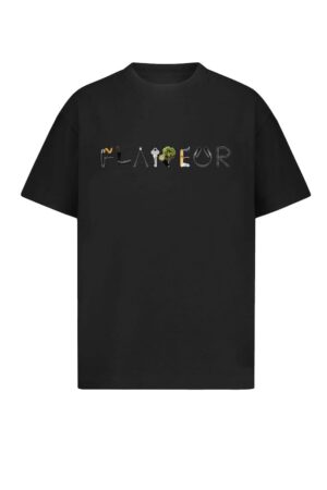 FLANEUR T-Shirt BLACK  F15017