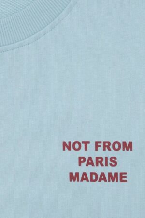 DROLE DE MONSIEUR Sweatshirt LIGHT BLUE  G-Sw149-Co127 – Image 3