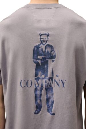 CP COMPANY T-Shirt 774 LAVENDER VI  18Cmts141A-005100W – Image 2