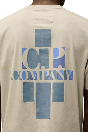 CP COMPANY T-Shirt 800 BLUE FOX  18Cmts144A-006586W – Image 2