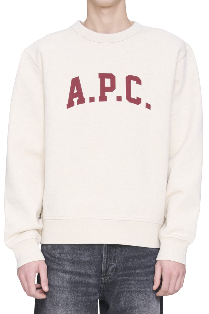 A.P.C. Sweats ECRU/ROUGE Cohbr-H37012