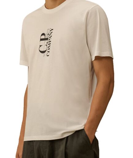 CP COMPANY T-Shirts 103 GAUZE WHITE  19Cmts091A-005100W