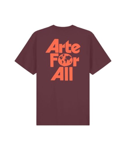 ARTE T-Shirts 602 BORDEAUX  Aw25-199T