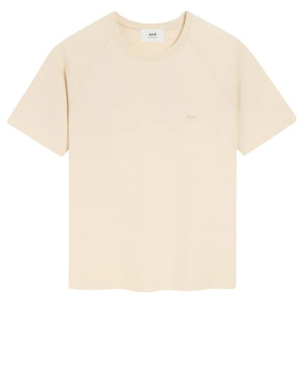 AMI T-Shirts 185 IVORY  Uts334.Je0172