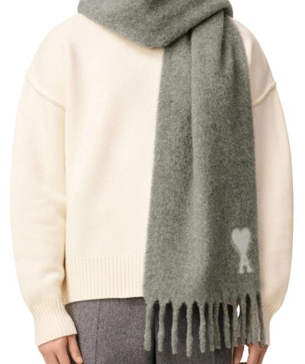 AMI Echarpe 050 GREY Usf673.Aw0004