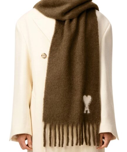 AMI Echarpe 216 HAZELNUT Usf673.Aw0004