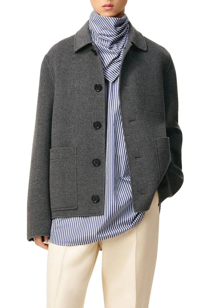 AMI Vestes 055 HEATHER Hjk844.Wv0022 – Image 3