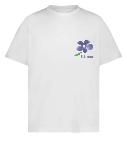 FLANEUR T-Shirts 051 WHITE  Ftsh018