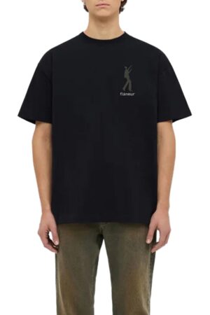 FLANEUR T-Shirts 999 BLACK  Ftsh011 – Image 3