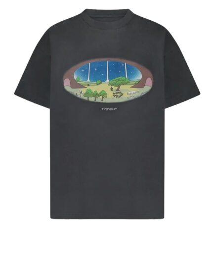 FLANEUR T-Shirts 999 BLACK  Ftsh045