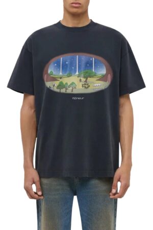 FLANEUR T-Shirts 999 BLACK  Ftsh045 – Image 3