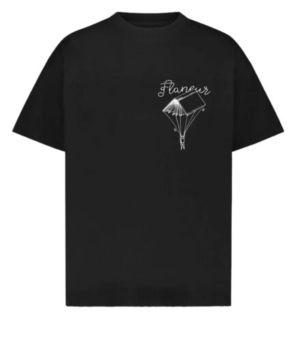 FLANEUR T-Shirts 999 BLACK  Ftsh086