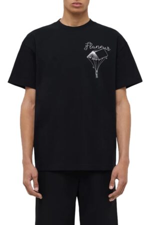 FLANEUR T-Shirts 999 BLACK  Ftsh086 – Image 3