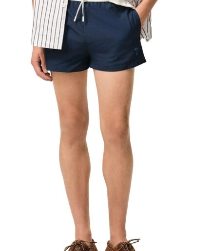 AMI Maillots A042 ENCRE/BLAN Hbw137.Pa0027