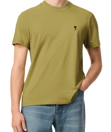 AMI T-Shirts A035 MATCHA Hts346.724