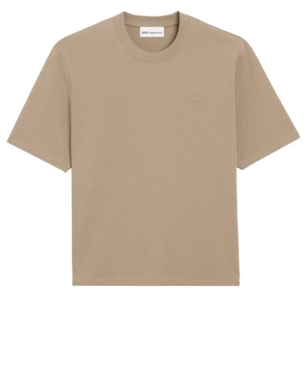 AMI T-Shirts A036 BEIGE TAUP Uts341.726