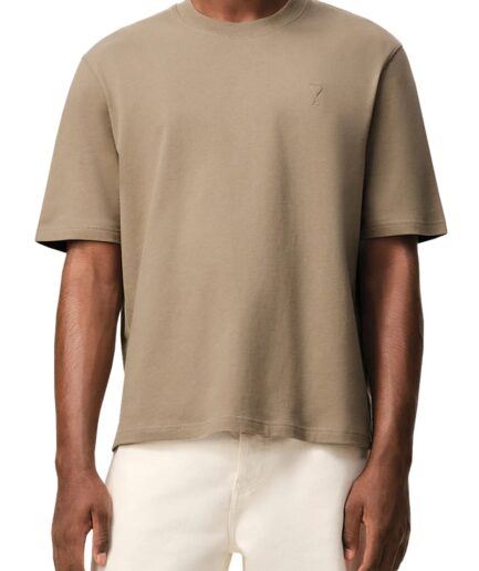 AMI T-Shirts A036 BEIGE TAUP Uts341.726