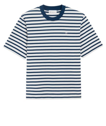 AMI T-Shirts A044 ENCRE/BLAN  Uts374.Je0210