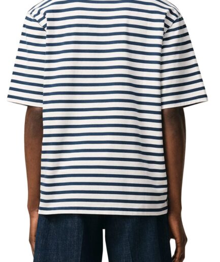 AMI T-Shirts A044 ENCRE/BLAN Uts374.Je0210