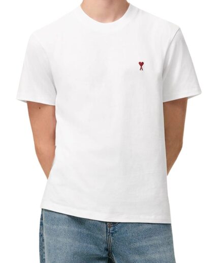 AMI T-Shirts 100 WHITE Bfuts035.724