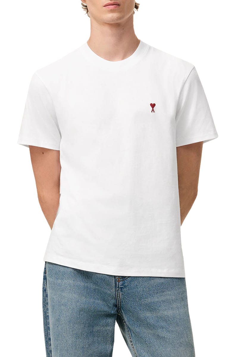 AMI T-Shirts 100 WHITE Bfuts035.724 – Image 2