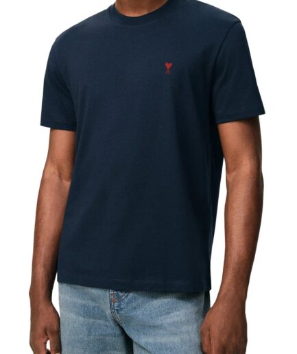 AMI T-Shirts 430 NIGHT BLUE Bfuts035.724