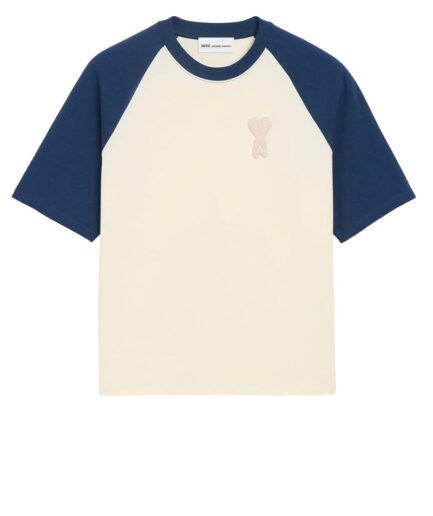 AMI T-Shirts A041 BLANC CREM Uts379.726