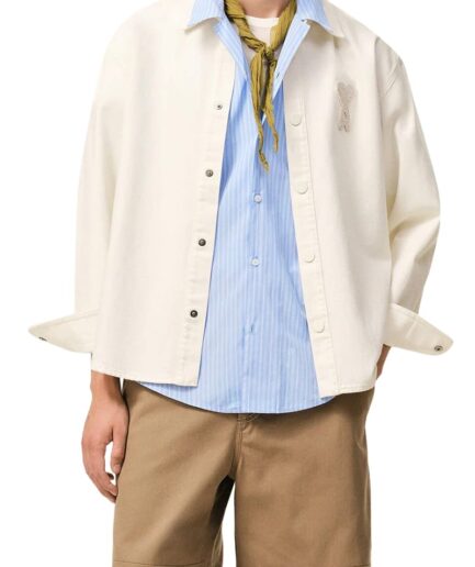 AMI Vestes 136 WHITE CREAM Ujk897.De0126