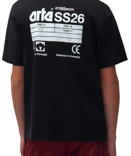 ARTE T-Shirts 1 BLACK Ss26-103T