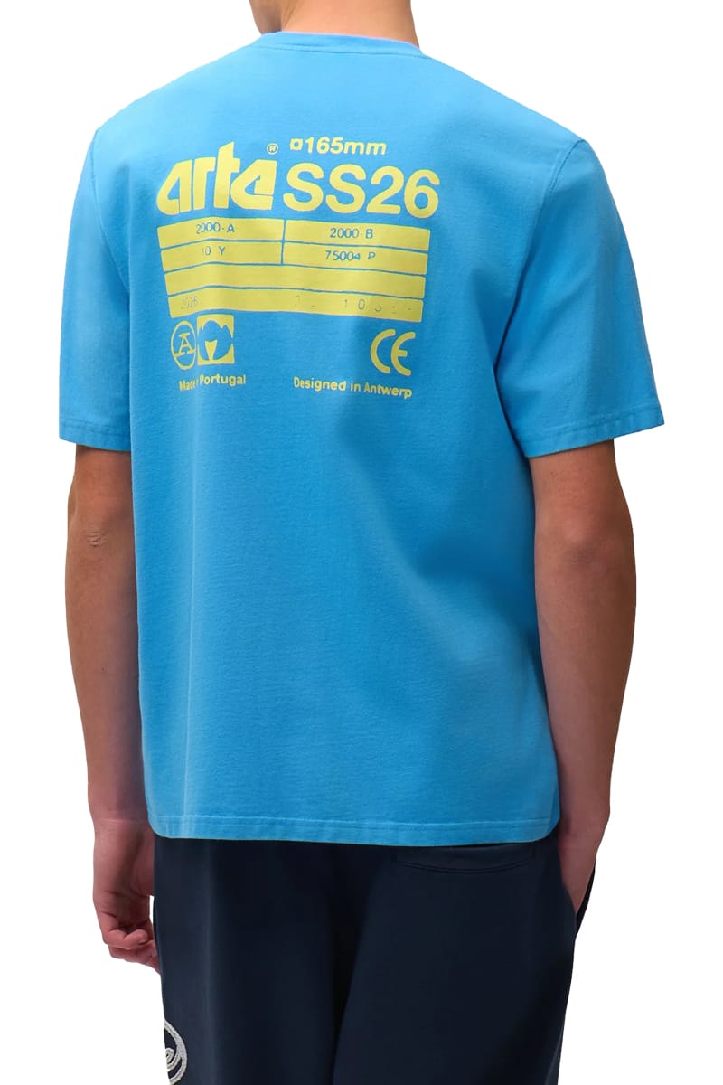 ARTE T-Shirts 400 BLUE Ss26-103T – Image 3