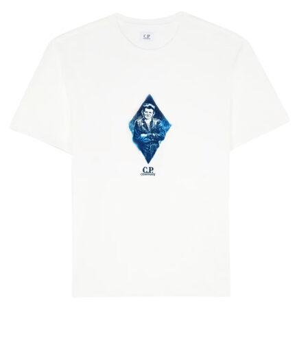 CP COMPANY T-Shirts 103 GAUZE WHITE  20Cmts266A-110656W