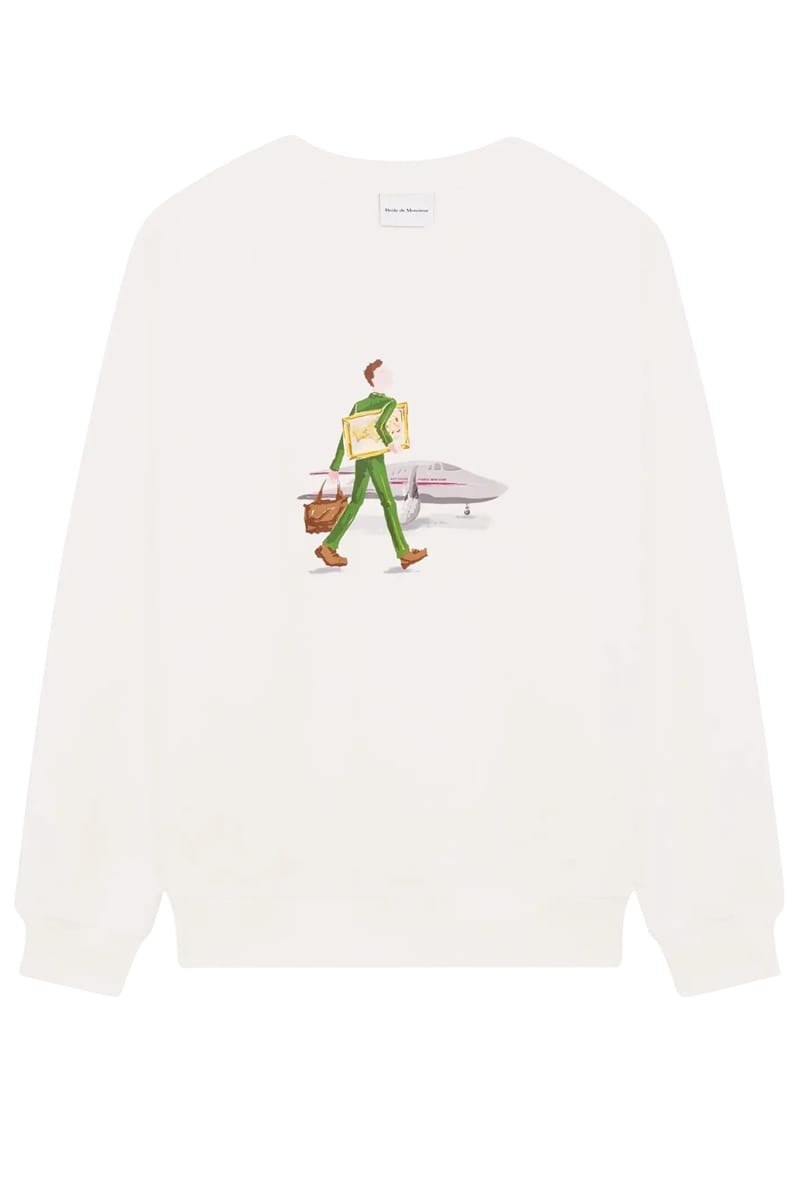 DROLE DE MONSIEUR Sweats OFF WHITE Preco J-Sw187-Co127