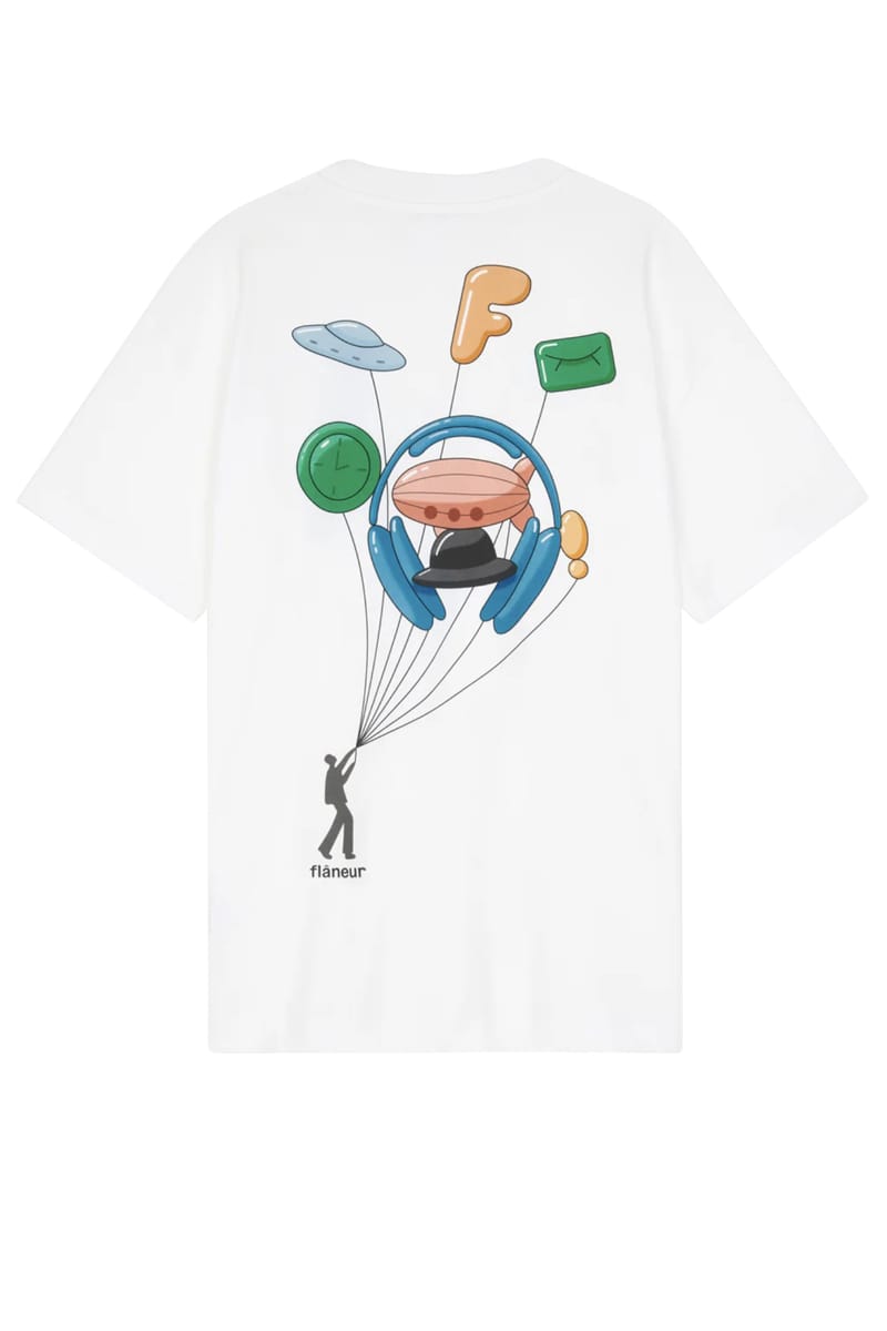 FLANEUR T-Shirts WHITE Ftsh179 - Image 2