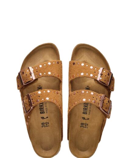 BIRKENSTOCK Chaussures MINK Arizona Rivet 1031731