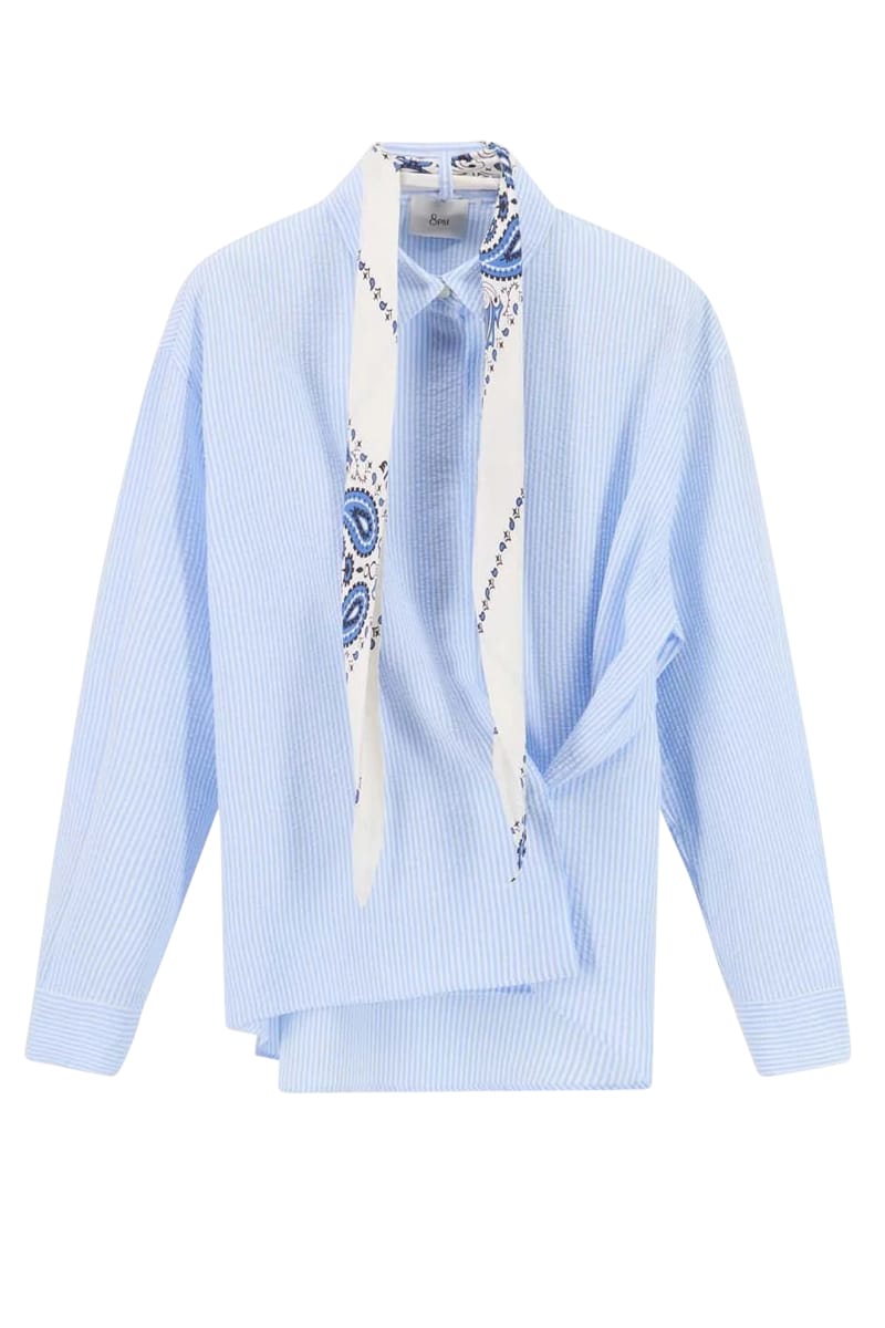 8PM Chemisier 013 LIGHT BLUE Dp8Pm61C05