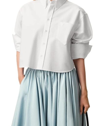 AMI Chemisier 168 NATURAL WHI Fsh770.Co0031