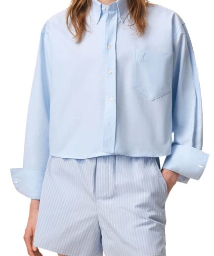 AMI Chemisier 450 SKY BLUE Fsh770.Co0031