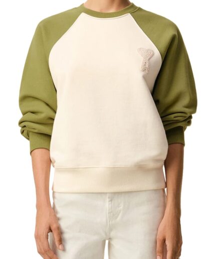 AMI Sweats A041 BLANC CREM Usw781.747