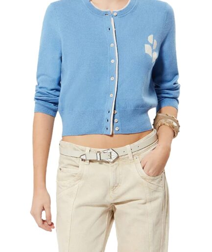 ISABEL MARANT Pulls DLLY DUSKY BLUE Lona Ca0163Fa-D1L16E