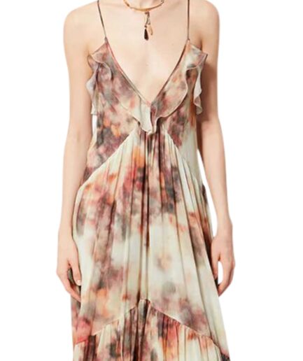 ISABEL MARANT Robes 90BE BEIGE Vasmilla Ro1062Fa-D1J13E