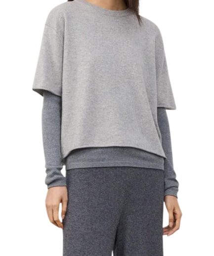 LISA YANG T-Shirts DOVE GREY Cila 2023084