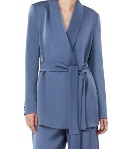 MAXMARA STUDIO ELEGANTE Vestes 008 GRIS BLEU Msedoppia Mm10224