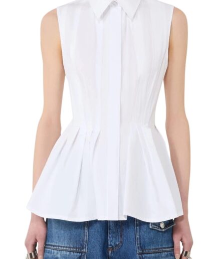 SPORTMAX Chemisier 001 BLANC NEUTR Spxcertosa Mm10303