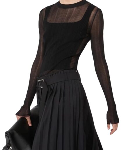 SPORTMAX Pulls 005 NOIR Spxbuono Mm12013