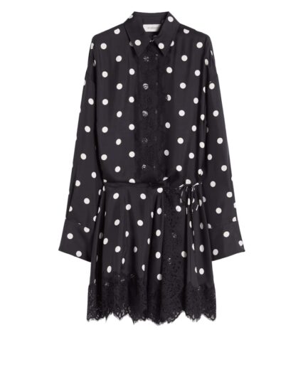 MAXMARA SPORTMAX Robes 003 NOIR IMPRIM Spxbosso Mm10009